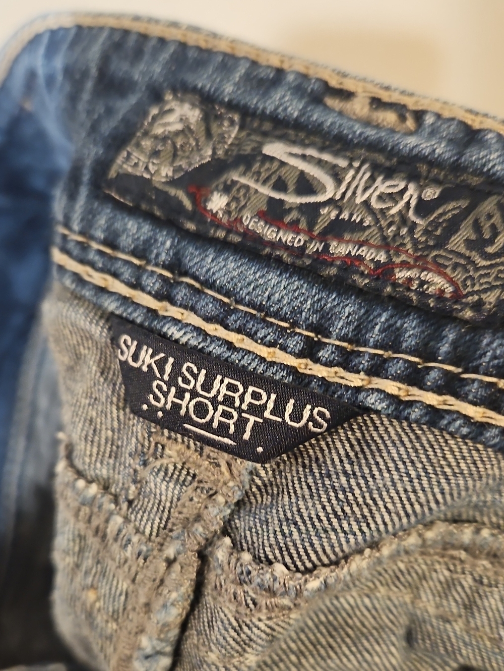 Silver Suki Surplus Shorts - Picture 7 of 8